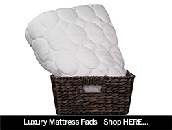 Luxury skirted mattress pads