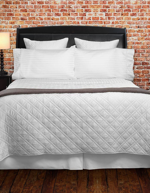 Shown here is our White Sophia Coverlets
