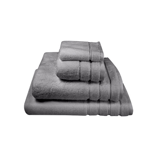 Available in White, Ivory, Stone & Pewter. Extra Long Terry loop for added absorbency. Shown here is our Pewter towels.