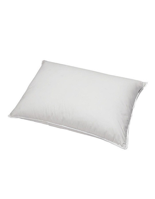 Generously Filled Polyester Sleeping Pillow. Available in Standard and king size. These are perfect for those that have allergies or an aversion to using down.