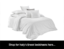 fine bed sheets from Italy