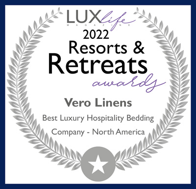2022 Lux Life Travel & Tourism Award for Best Luxury Hospitality Bedding