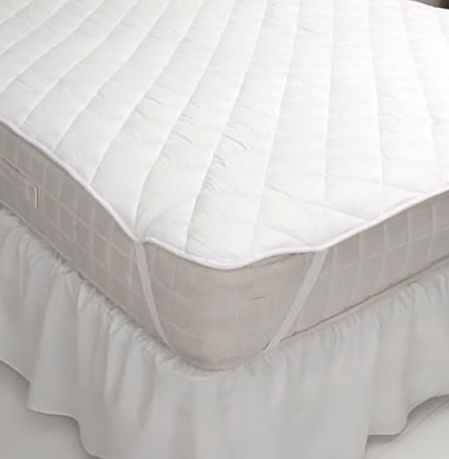 Mattress pad with anchor straps